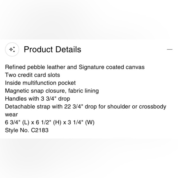 NWT✨COACH 🤎MINI CROSSBODY CALLY BAG🟤🤎⭐️ - Picture 16 of 16